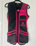 BRONZE WING Ladies Shooting Vest - PINK (Right Hand)