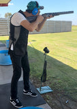 BRONZE WING Men's Shooting Vest - BLACK (Right Hand)