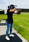 BRONZE WING Ladies Shooting Vest - BLACK (Right Hand)