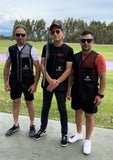 BRONZE WING Men's Shooting Vest - BLACK (Right Hand)