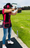 BRONZE WING Ladies Shooting Vest - PINK (Right Hand)