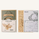 ROBOTIME Airplane 3D Wooden Puzzle