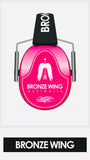 BRONZE WING Earmuffs - Pink!
