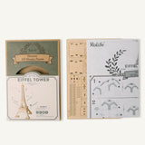 ROBOTIME Eiffel Tower 3D Wooden Puzzle