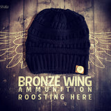BRONZE WING Ponytail Beanie