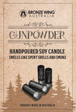 BRONZE WING GUNPOWDER Scented Candle