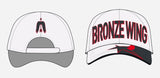 BRONZE WING Cap - WHITE BW Design