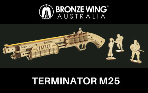 BRONZE WING Terminator M25 Rubber Band Shotgun