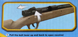 Electronic Bolt Action Toy Rifle with Scope