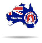 BRONZE WING Australia Map Collectable Pin