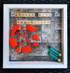 BRONZE WING AMMUNITION Scrabble Frame - White