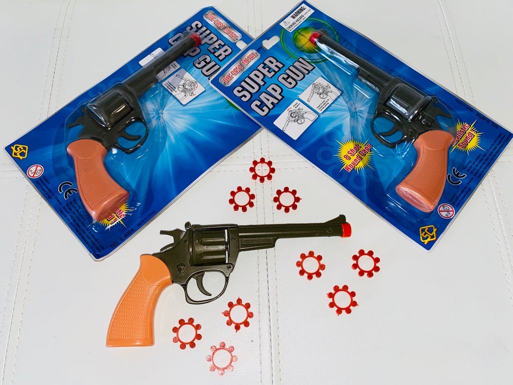 8 Ring Shot Cap Gun Police Die cast metal toy service revolver | eBay