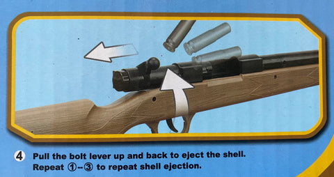 Toy Rifle Scopes Electronic Bolt Action Toy Rifle with Scope – BRONZE WING AUSTRALIA ...