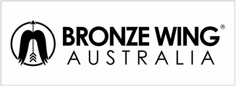 Sticker - BRONZE WING Australia (White)