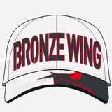 BRONZE WING Cap - WHITE BW Design